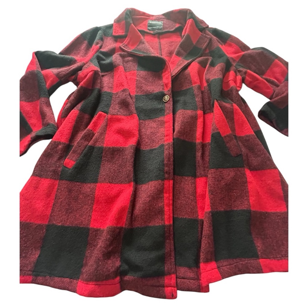 Bloomchic Plaid Print Button Down Pocket Tunic Co… - image 2